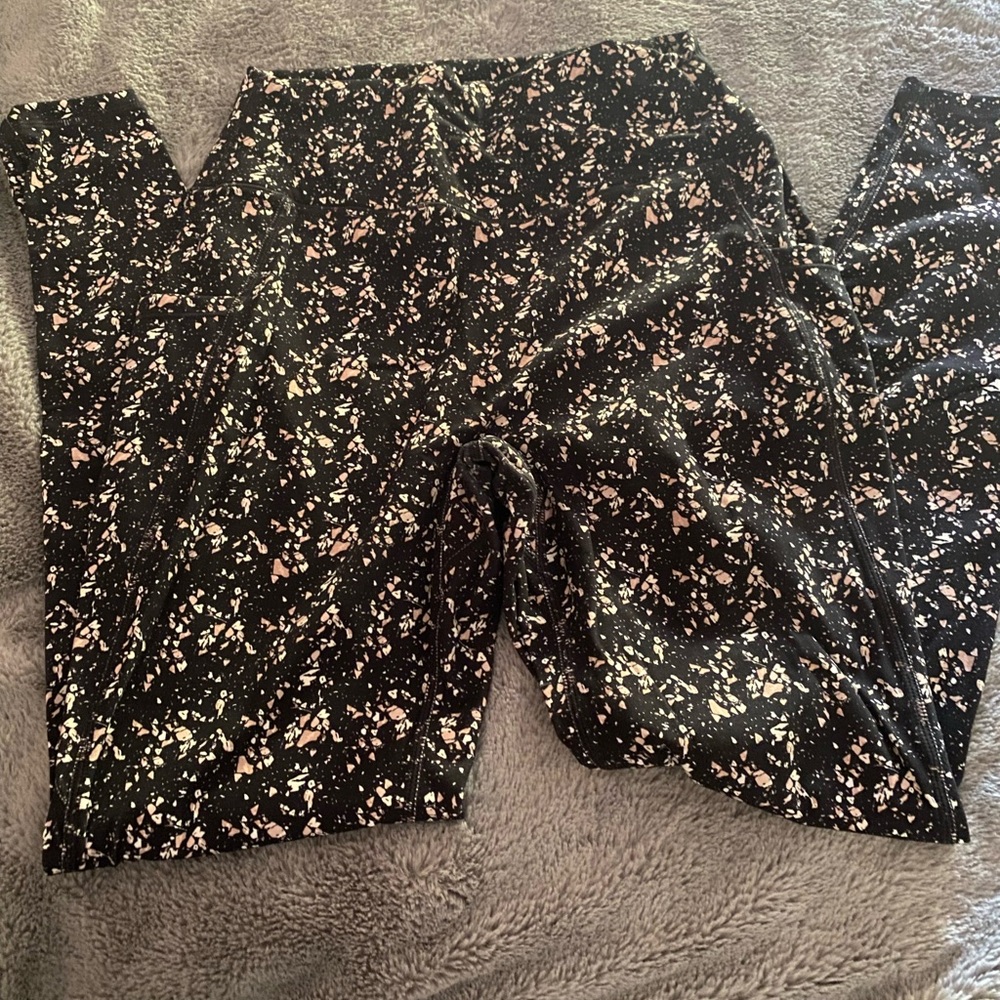 BuffBunny Black and Brown Patterned Leggings